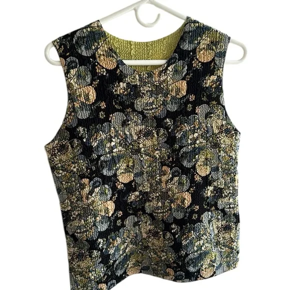 Ubu Jacket and shell reversible (2pcs) Lime Green & Reversible Print M - Picture 4 of 9